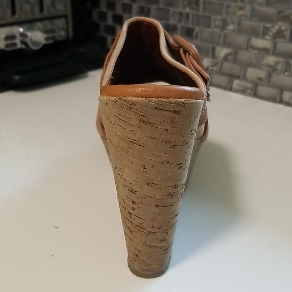 Wedge Heel Open Toed Sandals. - Picture 7 of 9